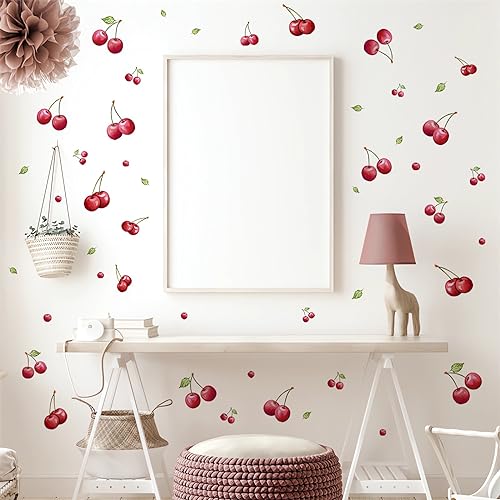 6 Hojas 102 Piezas Vinilos Decorativos de Cereza miniatura 5