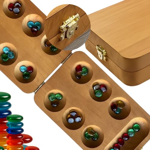 sungka Mancala juego de mesa clásico de 2 jugadores miniatura 1
