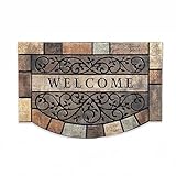 Entrance Floor Mat Indoor Outdoor Doormat, Door Rugs for Entryway, Front Entrance Welcome Mat, Semic