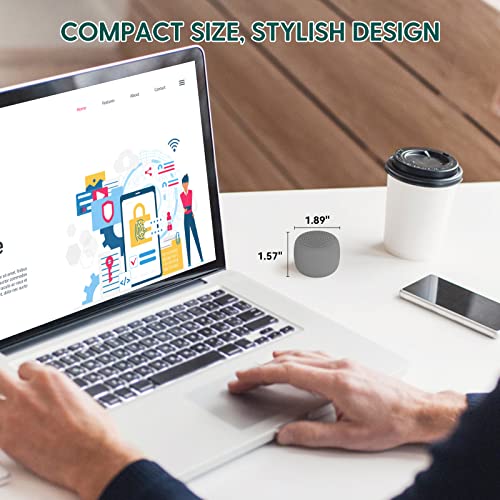 Image of Babelio White Noise Sound Machine for Adults Kids Baby, Mini, 15 Non-looping Sounds, Timer, Memory Function, Easy to Pocket and Travel Gray