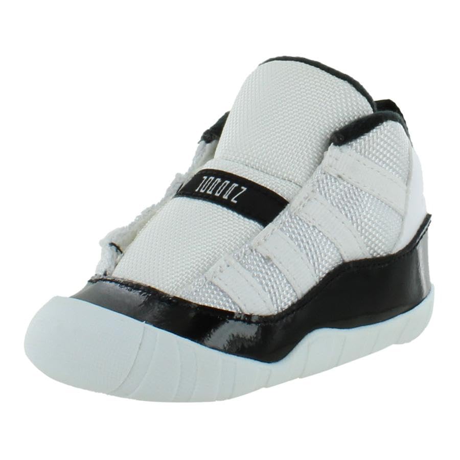 Nike Jordan 11 Crib Bootie Infant/Toddler Shoes Size 4, Color: White/Metallic Gold/Black-White