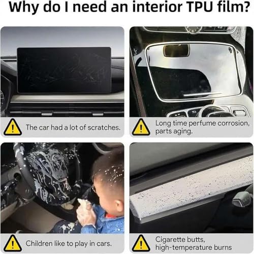 Film Protecteur TPU pour Chevrolet Equinox 2021-2023 Console Centrale