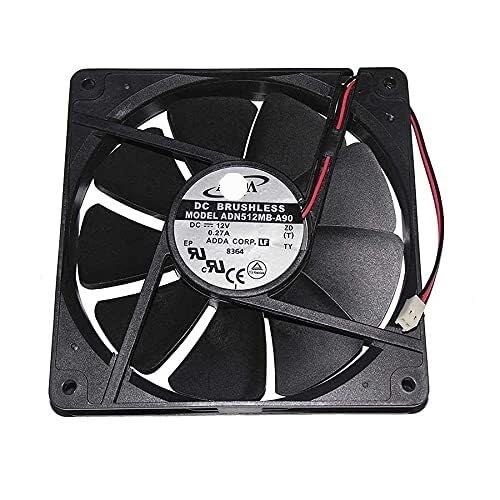 ADN512MB-A90 Cabinet Power Fan - 12V 0.27A 2Wire 135mm Cooling for Electronics