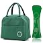 Lot De 5 Couverts Camping XOPOZON - Acier Inoxydable Avec Sac Néoprène Rouge - Léger Et Réutilisable