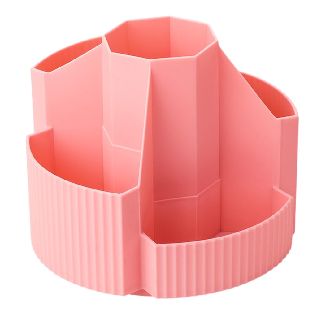 Tnbccxn P En Cu, Rotating En Holder Desk Organizers 5 Compartments En Organizers Large Capacity En Holder Art Supply Organizers Holder(P)