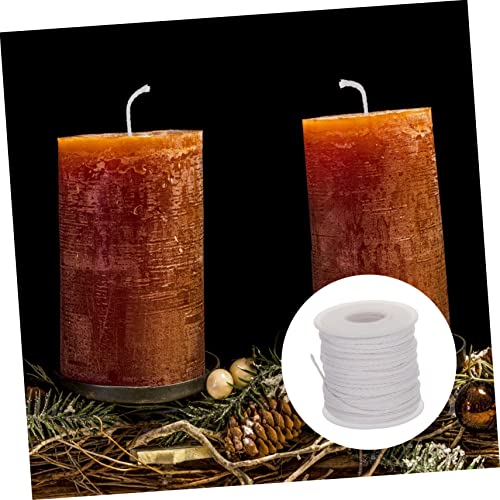 TEHAUX rollo de mecha de algodón para hacer velas miniatura 4