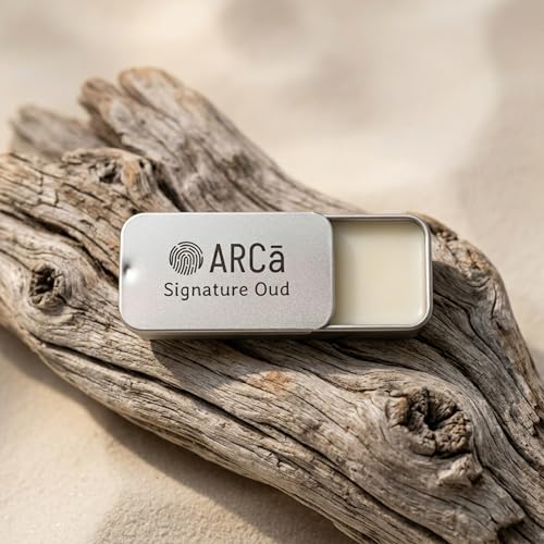 Image of ARCa Signature Oud Unisex Classic Solid Perfume | Long-Lasting Alcohol Free Solid Perfume | Non-Greasy Strong Oud Fragrance | Pocket Solid Perfume for Men & Women | Ideal for Birthday Gift