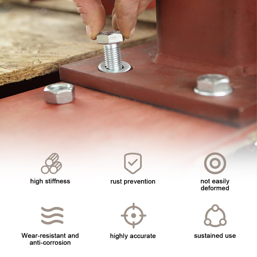 KineticKraft M6 Washers, 100 Pieces M6 x 18 mm Penny Washers, 304 Stainless Steel Washer, A Thick Flat Washer - Image 3