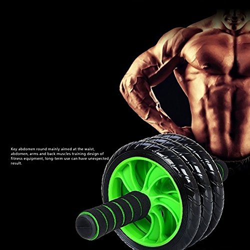 Wilitto LetomNet trainingsapparaat, roller, buikspiertraining, fitness, gym, thuistraingereedschap, zwart + groen - Image 5