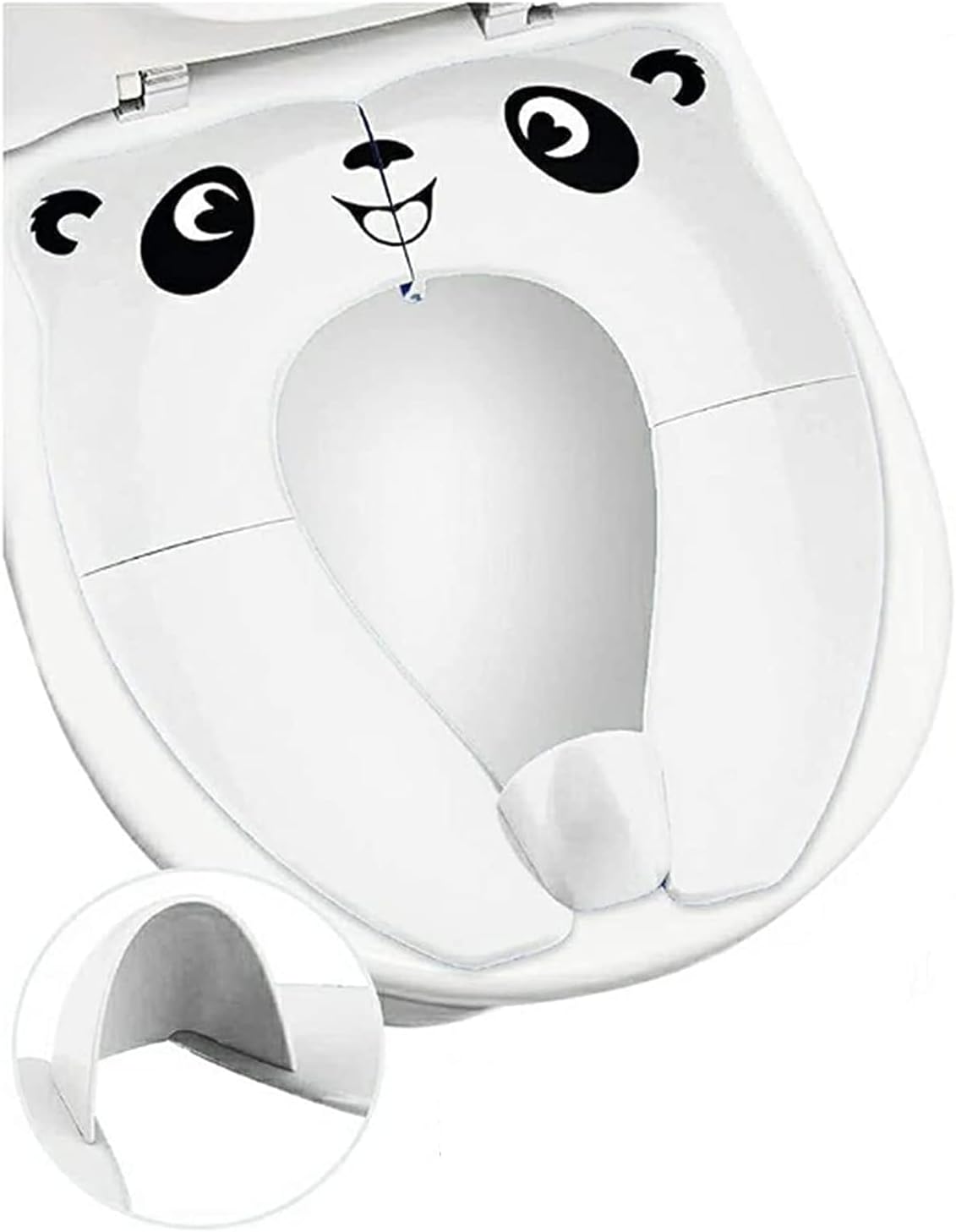 conobo Portable Toilet Training Seat For Toddlers, Boys & Girls, Foldable Travel Potty Seat Non-Slip Pads Toilet Potty Training Seat Covers (B)