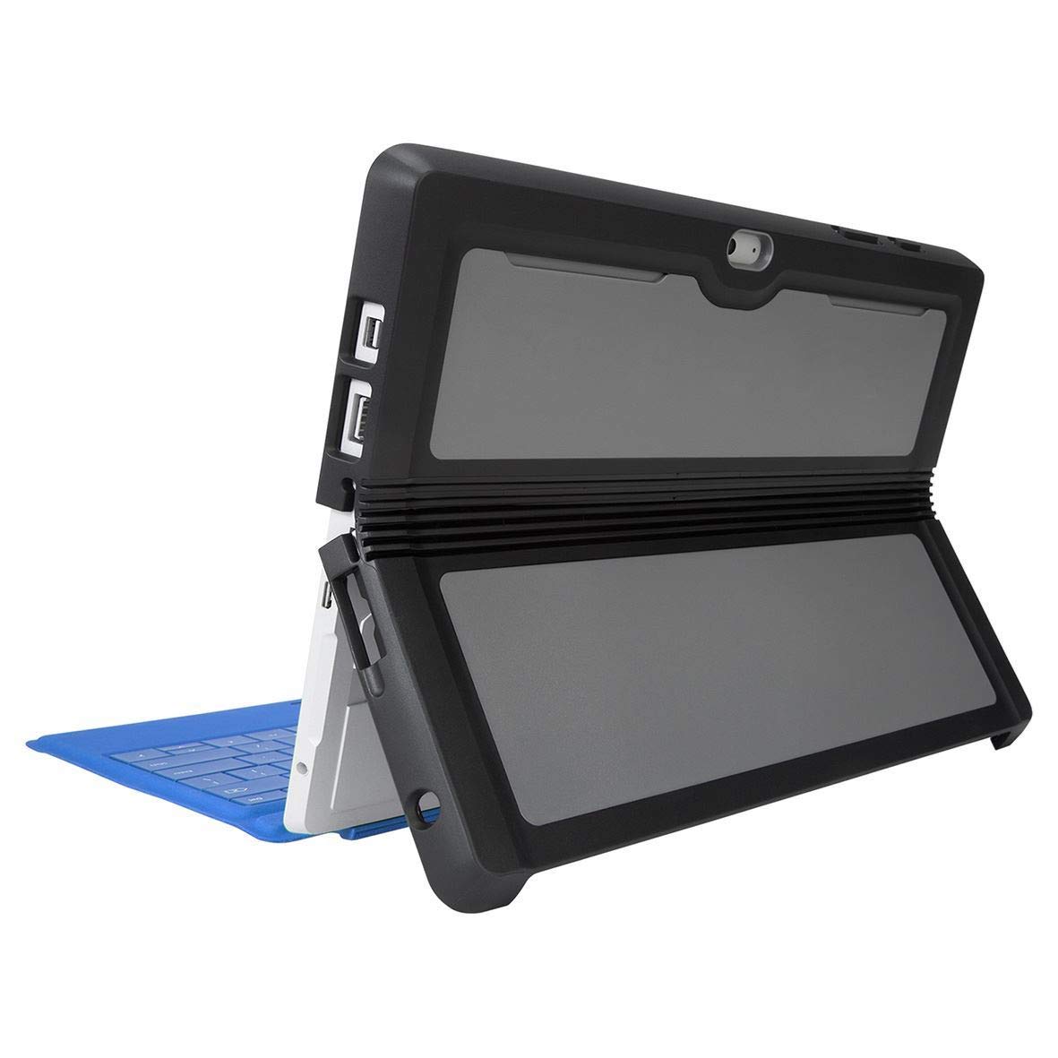 Pt Platinum Surface 3 Custodia Sottile Pt Platinum Per Microsoft Surface 3 ( 10,8 Pollici) – Keyboard Folio, Nero-grigio, Nuova Aperta Sky Q Platinum