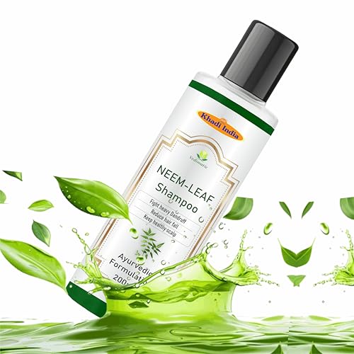 Image of Khadi Vedimatic Natural Neem Hair Shampoo for Thick & Strong Hair | Natural Hair Cleanser for Healthy Hair |Paraben & Sulphate-Free |Suitable for All Hair Types, 400ml(Pack Of 2, Pure Neem)