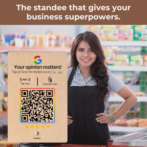 tinydabba Wooden Review NFC Standee with QR Code by tinydabba - 5
