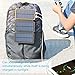 Solar Charger 24000mAh, FEELLE Solar Power Bank with High-Efficiency Foldable Panels and Flashlight, External Battery Pack for Hiking, Camping, Portable Phone Charger for iPhone, Tablet and Samsung