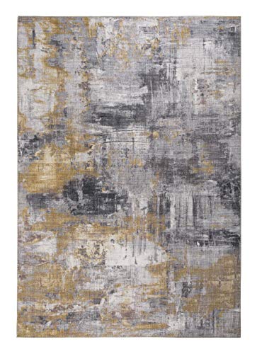 Luxor Living 702426, Teppiche 120 x 170 cm Grau - Gelb