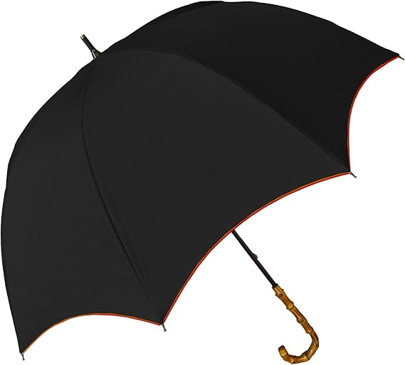 フアーロン様Rose Blanc ブラック長傘 晴雨兼用 フアーロン様Rose