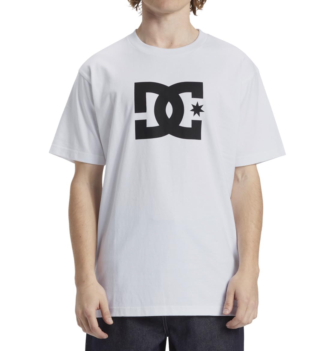 DC SHOES Boys Star T-Shirt, White, L EU