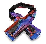 Laurel Burch Horses Purple Mares Classic Silk Scarf