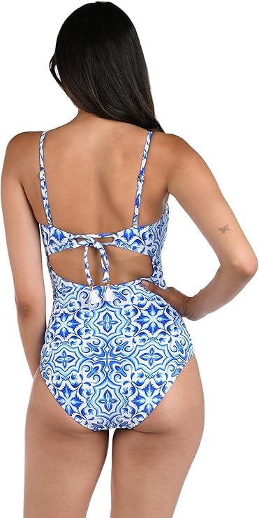 Image of AARAM Stylish Premium Women's One Piece Swimsuit with Cover Ups Wrap Skirt Sarong Floral Print Monokini Tummy Control Swimwear, Printed Costume Women Beach Wear
