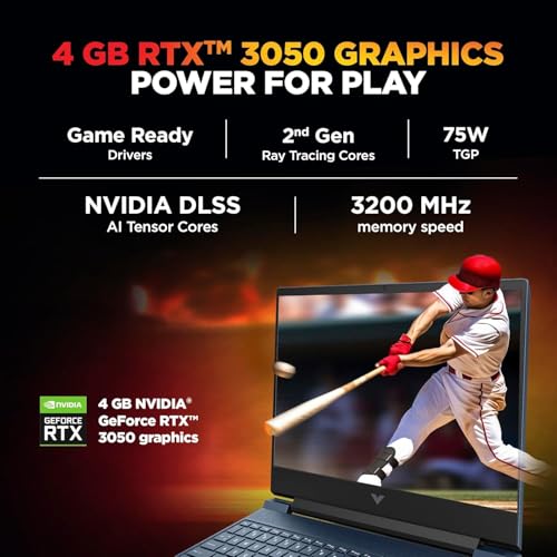 Image of HP Victus 15-fa2191TX /FA2190 Gaming Laptop - 13th Gen Intel Core i5, 15.6 inch FHD 144Hz, RTX 3050 4GB, 16GB RAM, 512GB SSD, Win 11, Backlit KB - Blue