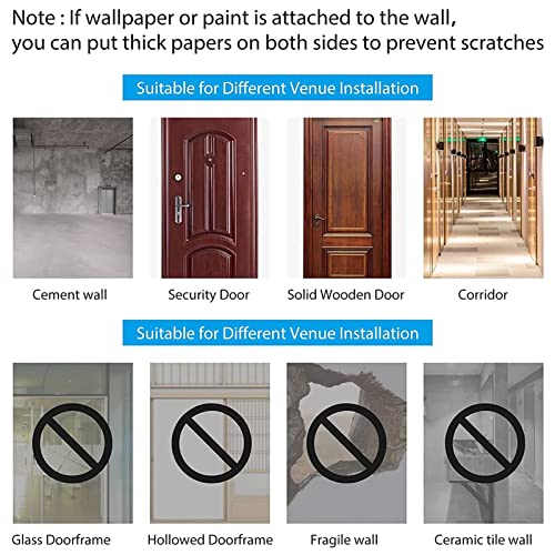 Trintion Pull Up Bar Doorway Adjustable No Screw Chin Up with Soft HandleStrength Training 63-100cm Stainless Steel Pullup Fitness Upper Body for Home Gym - Image 6