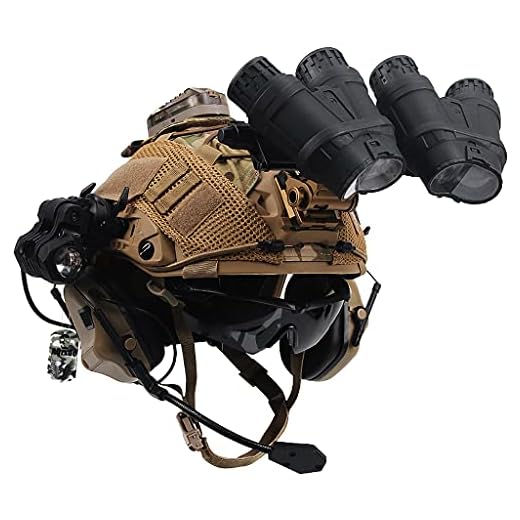 AQ zxdc Airsoft Military Fast Helmet, Game Sets with Tactical Headset & Goggles & Telescope Model, with Advanced EPP Pad, for Outdoor CS Paintball Hunting Cosplay Halloween (Medium, SETSB)