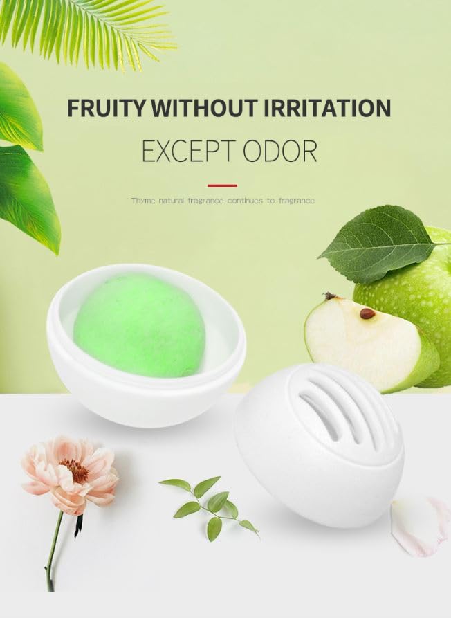 Crobat Odor Eliminator for Shoes, Lockers, Closets, Gym Bags, Sneakers, Cars, Bathrooms, Laundry Hampers, etc. | Shoe Deodorant Balls with Long Lasting Clean, Fresh and Natural Fruity Smell (6 psc) 1