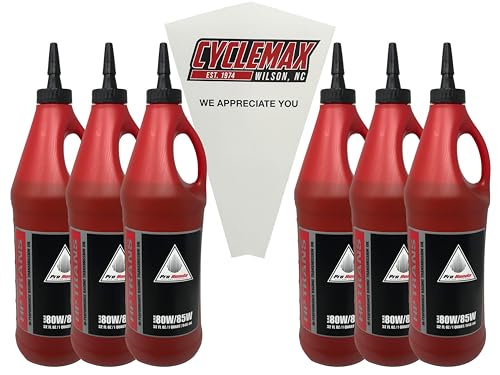 Cyclemax Six Pack compatible with Honda HP Transmission Oil 08C35-A851M01 Contains Six Quarts and a Funnel