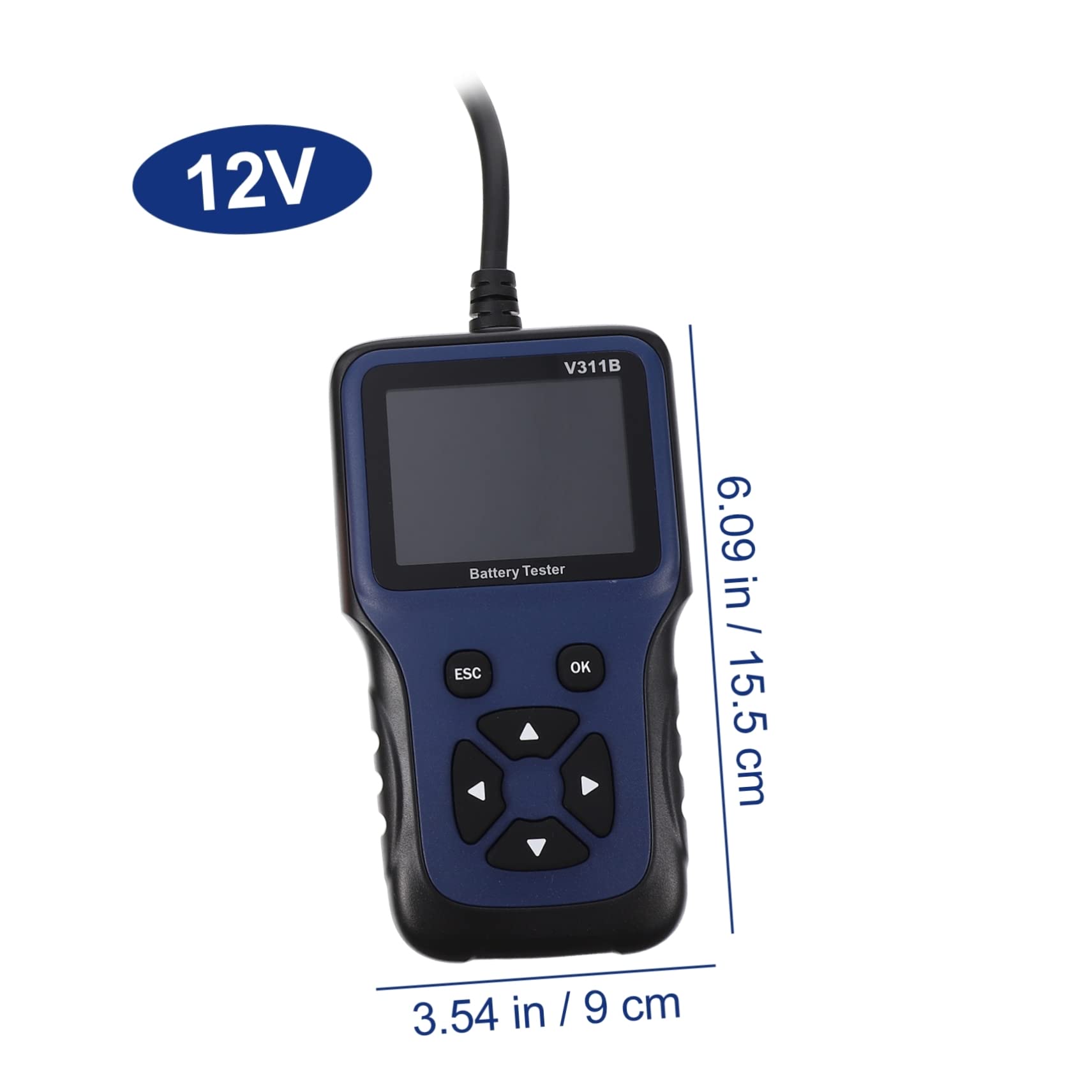 VALICLUD Testeur De Batterie Auto Analyseur Batterie Voiture Outil De Test Automobile