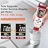 GIDIGI pH EC Meter for Hydroponic, Digital pH TDS EC ppm Tester with Color Screen Display, High Accuracy pH Pen Probe for Drinking Water, Nutrient Solution, Aquariums, Pools & Home Use #3