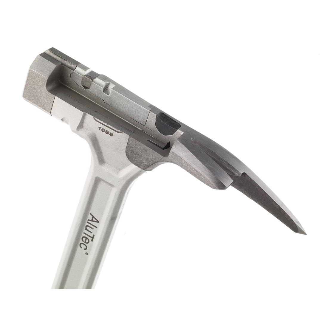 PICARD Latthammer AluTec Nr. 1098 geraut | Robustes Aluminium-Stahl Hybrid | Ergonomischer 2K Griff | Magnetischer Nagelhalter | VPA-zertifiziert | 750g mit Stiel | Made in Germany seit 1857