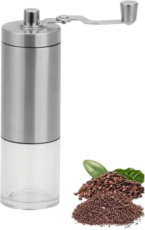 Moedor de Café Manual em Inox e Cerâmica Portátil Moe Grãos