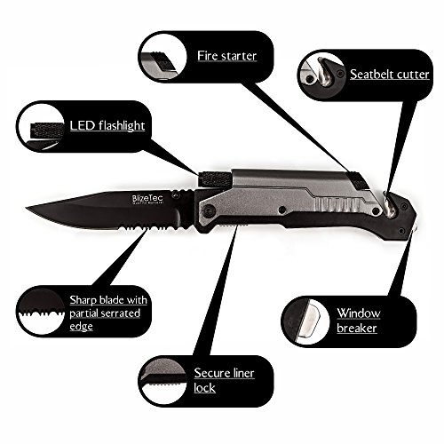 BlizeTec Tactical Survival Pocket Knife 2021 Review