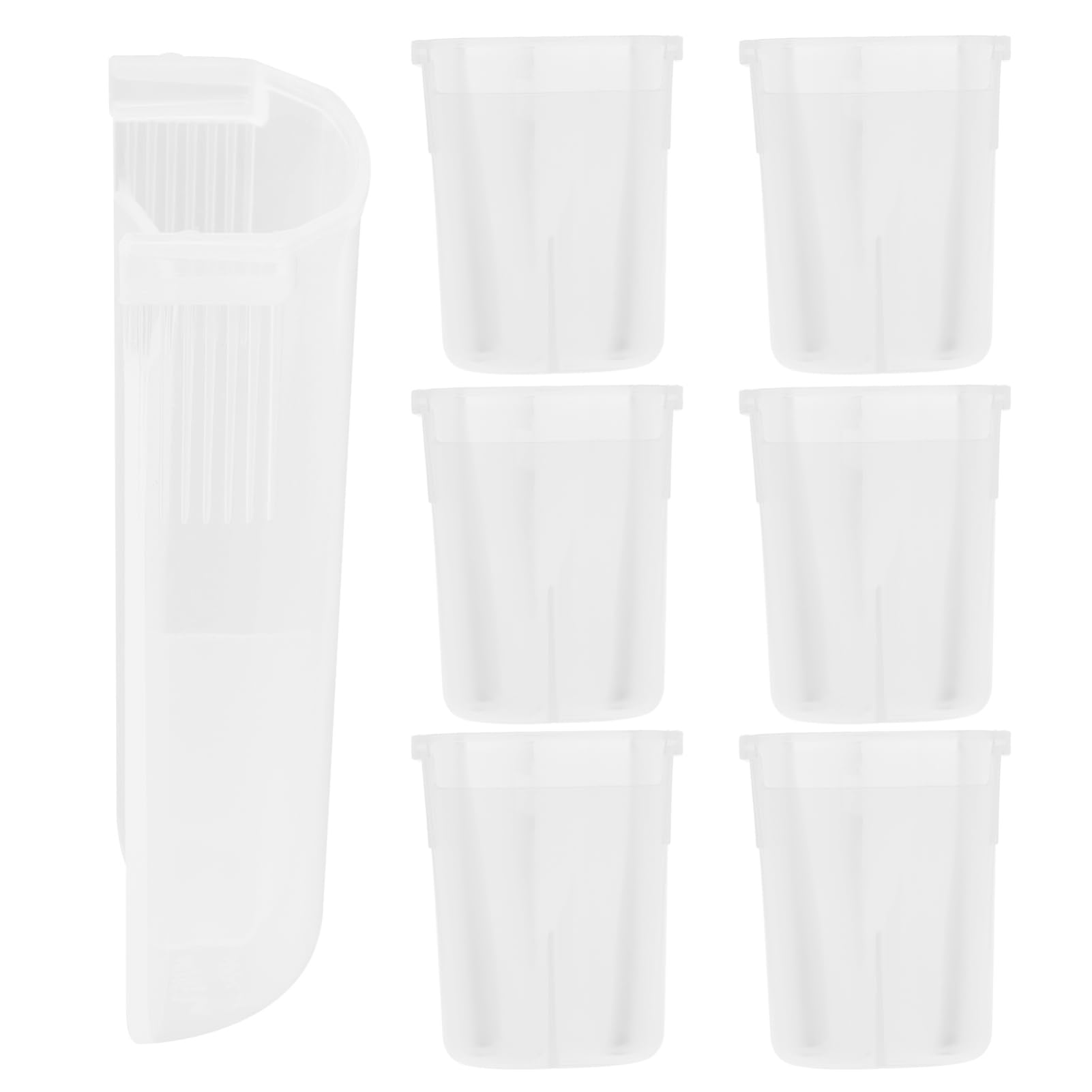 OSALADI 5 Set Scatola dell'Acqua per Cuociriso Paletta per Cucchiaio per Cuociriso Piccola Pentola A Pressione Produttore di Riso Fodere Friggitrice Cuociriso A cucù Plastica 10 Pezzi * 5