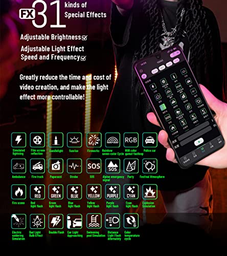 Image of YONGNUO YN360 IV Ice Light, LED Video Light Wand Stick Photography Light, RGB Full Color 24W 256 Channels Adjustable 2000-10000K, 31 Lighting Effect for for Studio Photo YouTube Video Photography