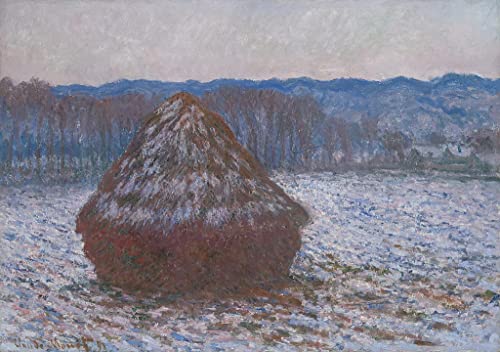 Pile de blé par Claude Monet toile murale abstraite pour décoration salon