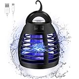 👍【Ultra silencioso y no tóxico】La lámpara para matar mosquitos funciona físicamente y en silencio. Puede hacerte dormir bien, sin olor, sin productos químicos, sin cebo y sin radiación, 100% elimina físicamente mosquitos, ácaros e insectos. Es respetuoso con el medio ambiente y seguro para mujeres embarazadas, niños y mascotas. La rejilla interior tiene una carcasa de plástico para evitar el contacto accidental.