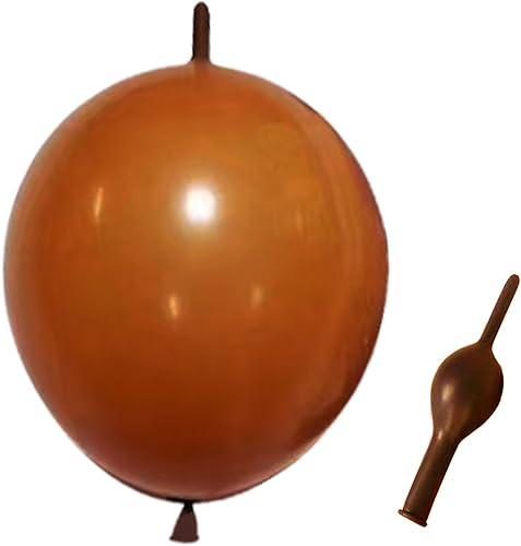 Miniatura 7 de Globos de eslabones de 6 pulgadas, globo de látex azul real, globo de látex Quick Linkale, 60 piezas para bodas, cumpleaños, Halloween, Navidad,