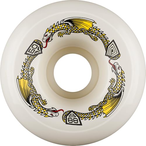 Powell Peralta Dragon Formula �X�P�[�g�{�[�h�z�C�[�� 88A�A�z���C�g�A�{���o�[�A60mm x 40mm�B