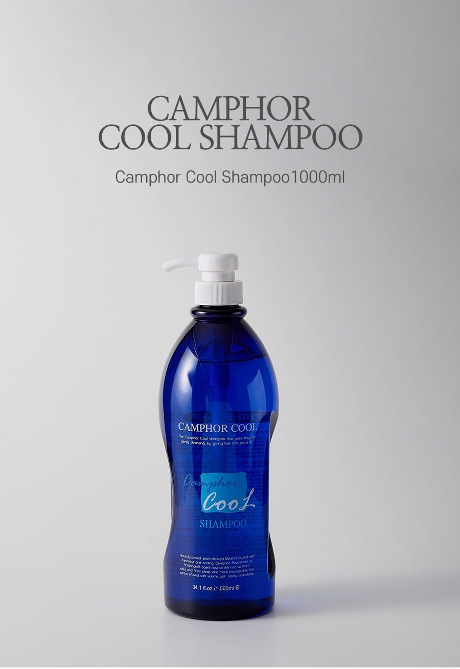 Amazon.com : Camphor Cool Shampoo 34.1 floz/ 1000 ml : Beauty