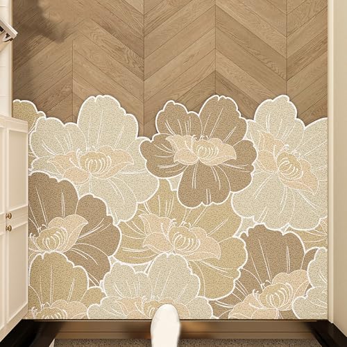 泥落とし ドア 玄関マット 60*90 和風 モダン 屋外 水洗い 汚れ落とし 滑り止め 屋内 北欧 泥除け 洗える ラグカーペット インテリア 一年中 脱衣場 カラー7 キッチン