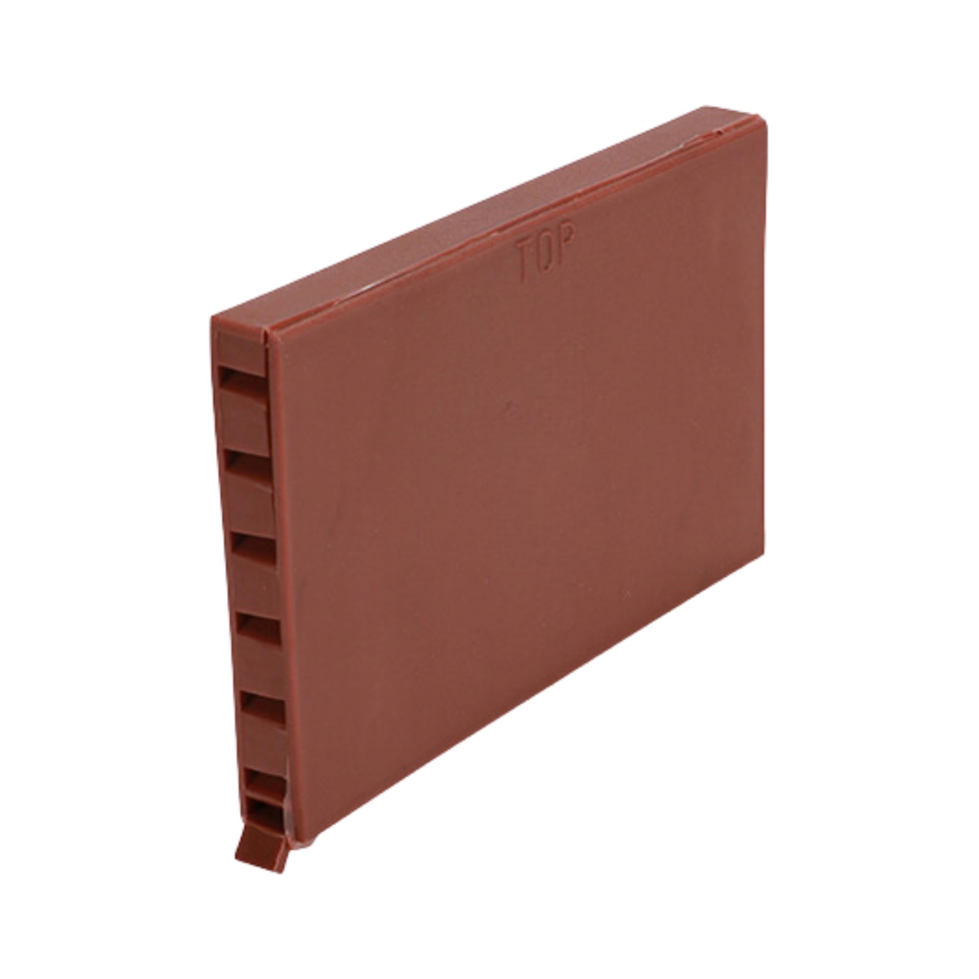 [FIXINGS DIRECT] Airflow+ Cavity Wall Weep Vents for External Walls and Cavity Ventilation and Weep Hole Cover (Black, Blue, Brown, Buff, Clear, Terracotta, and White) 65 x 10 x 100mm (10x Brown)