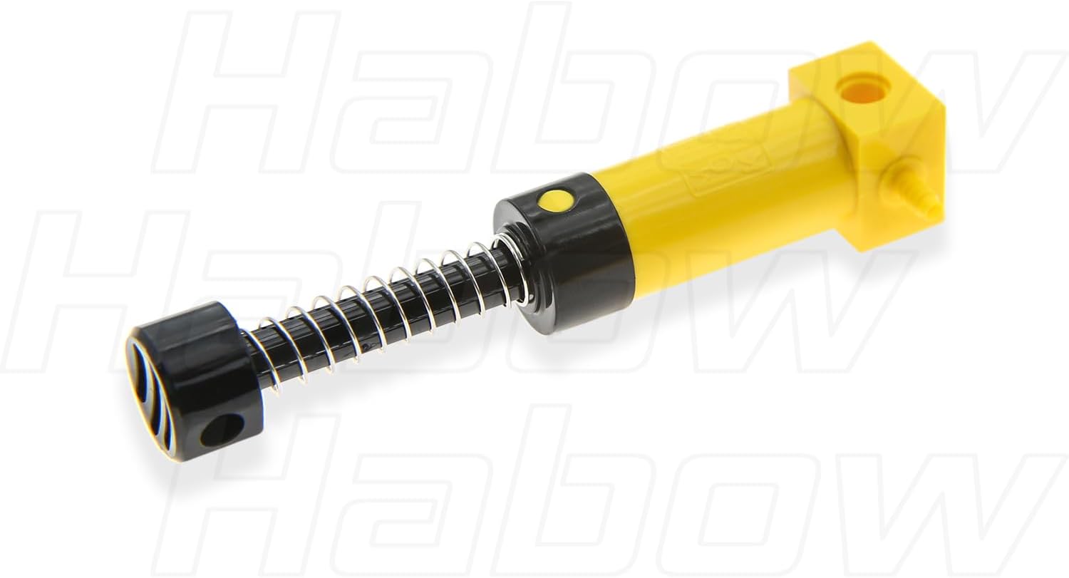 19Pcs Pneumatic-Technic-Parts Kit Compatible with Lego-Pneumatic Cylinders-Air-Pump Pressure Rod Switch Piston Hose Technic Linear Actuator MOC-Replacement-Parts.