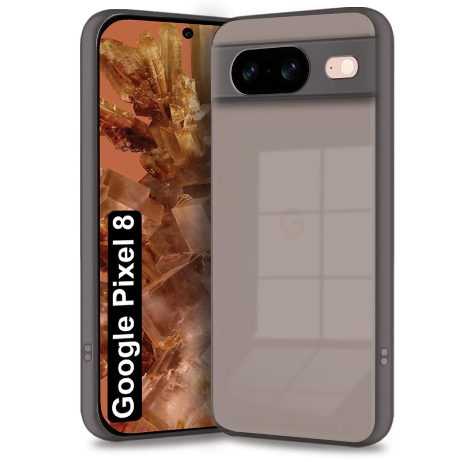 Fashionury Colored Transparent Back Case Cover for Google Pixel 8 | Camera Protection Bump | Shockproof Design | Colored TP | Bumper Case for Google Pixel 8 (Black) (B0DJ7CLS6Z) Amazon Price History, Amazon Price Tracker