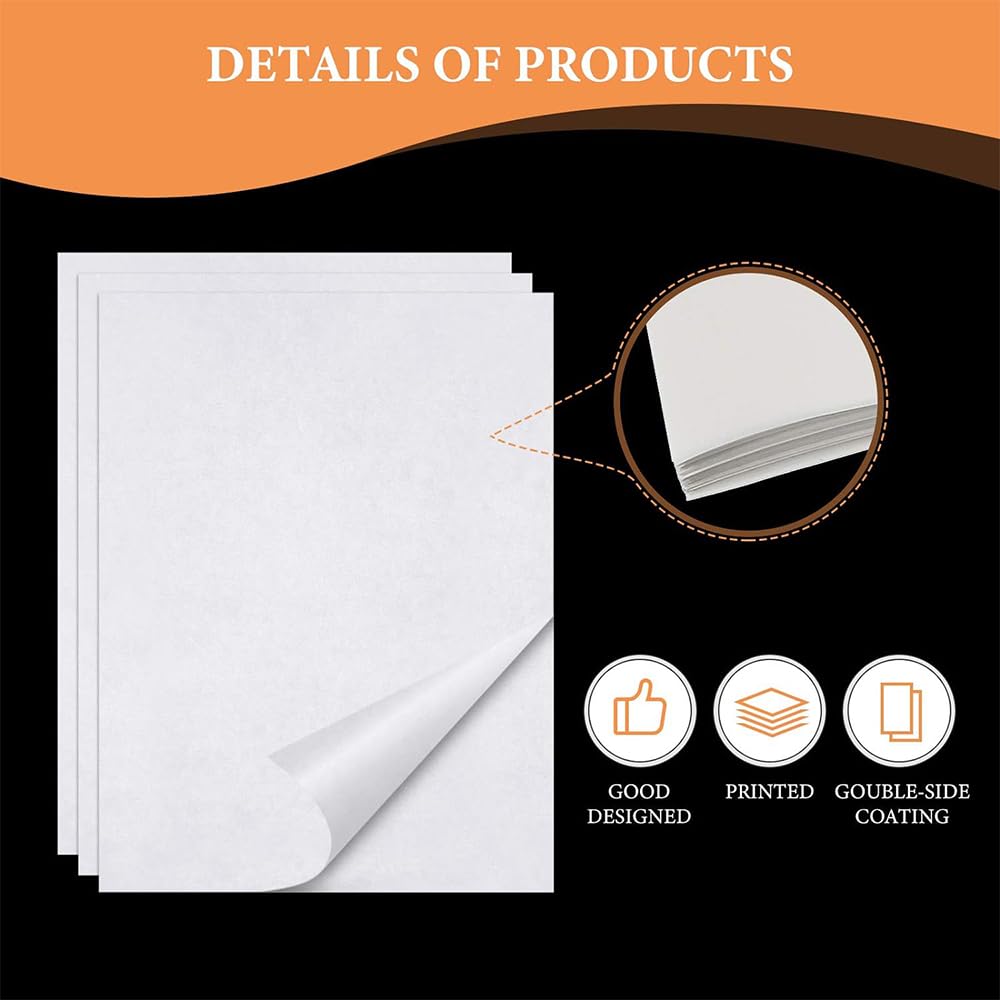 100 Pièces Papier de Libération de Peinture de Diamant, Papier de Sortie Double Face, Couverture Antiadhésif 5,9 x 3,9 Pouces