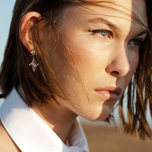 Sonateomber Star Drop Dangle Earrings for Women Trendy Unique Sparkly Rhinestone Stud Fashion Jewelry Gift2