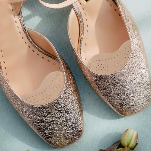 2 Pares de Almohadillas Antideslizantes para Tacones Beige miniatura 6