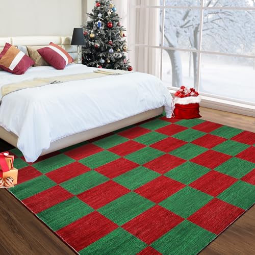 GarveeHome 4x6 Rug Xmas Living Room Rug Washable Christmas Rugs for Bedroom - image 3