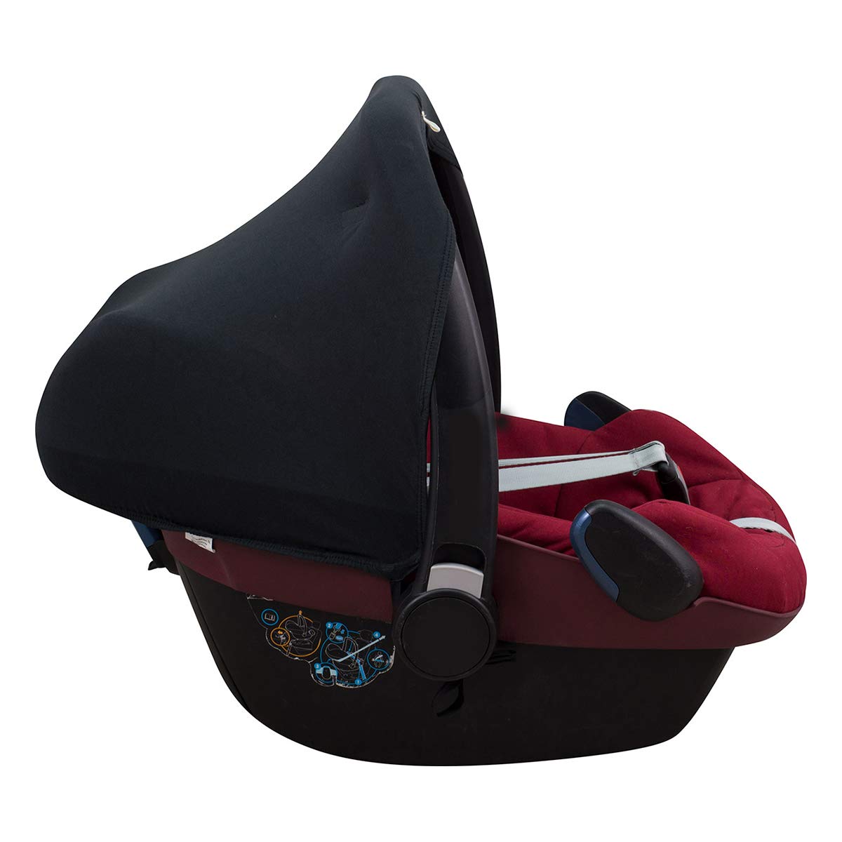 JYOKO KIDS Verdeck kompatibel mit Maxi Cosi Bebe Confort Pebble Black Series