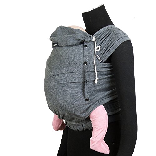 Didymos DidyKlick babydrager, Doubleface antraciet, zwart - Image 3